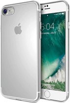 Telefoonglaasje Hoesje Geschikt voor iPhone 7 Plus - TPU - Transparant - Beschermhoes - Case - Cover