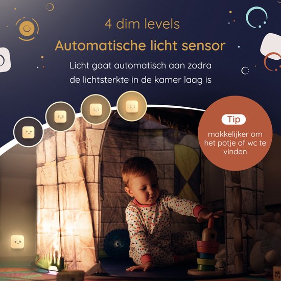 Chambre de bébé Numsy - Capteur de lumière automatique