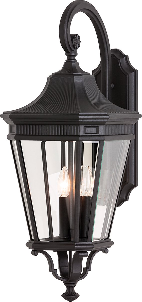 Steady Lighting - Wandlamp - Zwart - 41.3 x 30.5 x 0 cm- Geschikt voor woon en eetkamer