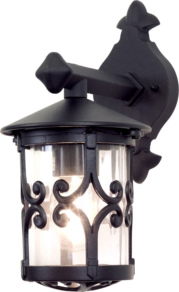 Steady Lighting - Wandlamp - Zwart - 21 x 15 x 0 cm- Geschikt voor woon en eetkamer