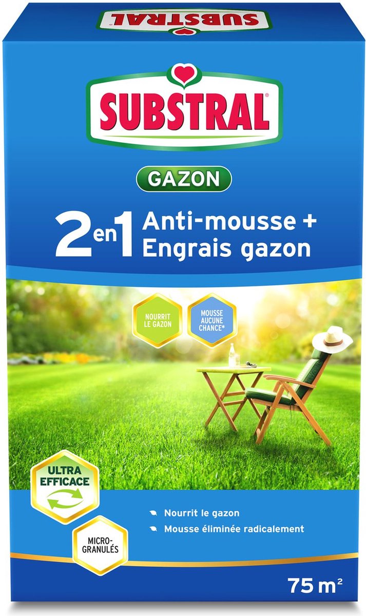 DCM Engrais Gazon Anti-Mousse 3 kg