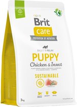 Brit care puppy sustainable kip&insect 3kg