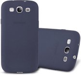 Cadorabo Hoesje voor Samsung Galaxy S3 / S3 NEO in FROST DONKER BLAUW - Beschermhoes gemaakt van flexibel TPU silicone Case Cover