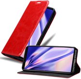 Cadorabo Hoesje geschikt voor Sony Xperia 1 / Xperia XZ4 in APPEL ROOD - Beschermhoes met magnetische sluiting, standfunctie en kaartvakje Book Case Cover Etui