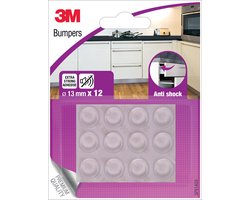 3M Bumpers, Anti shock, 13 mm, blister van 12 stuks 18 stuks