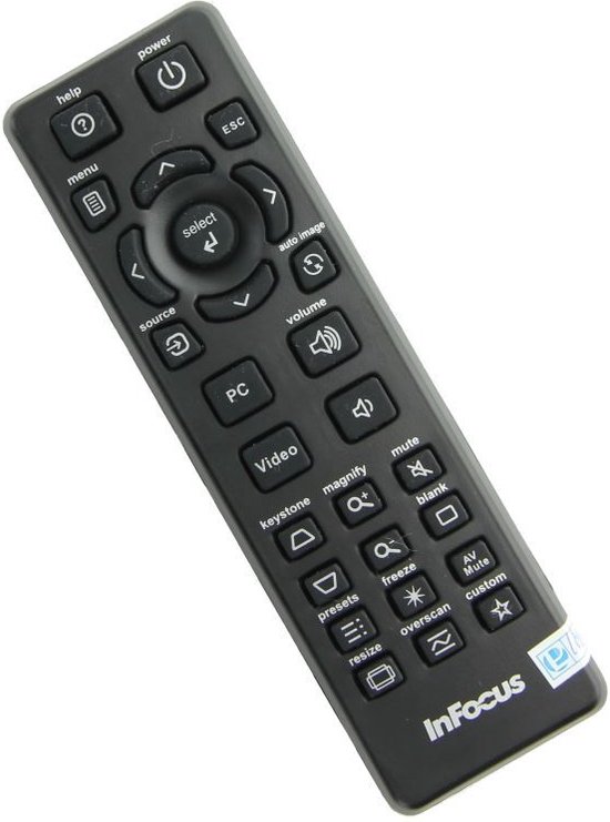 Infocus In22 Afstandsbediening geschikt voor de INFOCUS IN122 beamer, vervangt HW ...