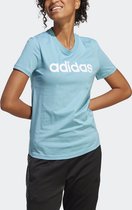 adidas Sportswear LOUNGEWEAR Essentials Slim Logo T-shirt - Dames - Blauw - XS