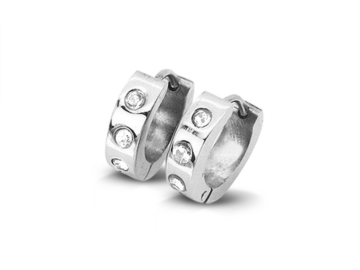 Amanto Oorbellen Benne - 316L Staal - 4mm - ∅14mm