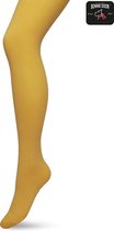Bonnie Doon Opaque Comfort Panty 70 Denier Donker Geel Dames maat 42/44 XL - Extra brede Comfort Boord - Tekent Niet - Kleedt Mooi af - Mat Effect - Gladde Naden - Maximaal Draagcomfort - Donkergeel - Minral Yellow - BN161912.283