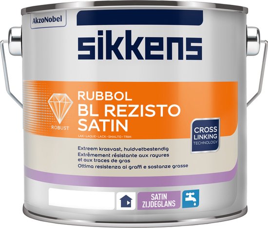 Sikkens Rubbol BL Rezisto Satin - 2,5 l - 11-13 m²/l - Lak - Afwerkingslaag