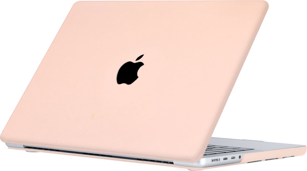 Lunso Geschikt voor MacBook Air 13 inch (2022-2026) cover hoes - case - Candy Pink