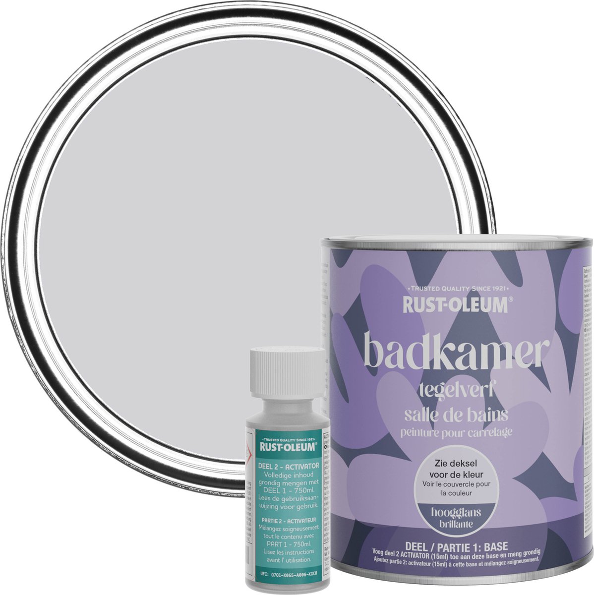 Rust-Oleum Lichtpaars Badkamer Tegelverf Hoogglans - Schaduw Lila 750ml