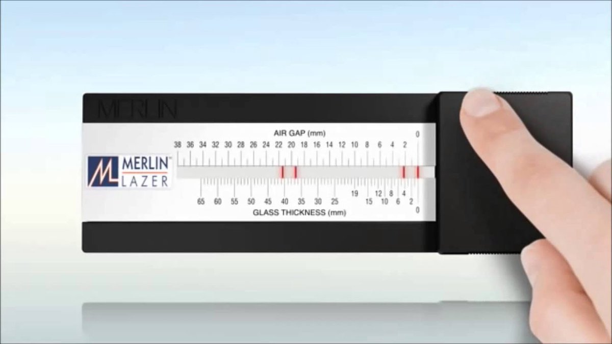 Merlin Lazer Glasdiktemeter Bol