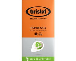Bristot Espresso - ESE Serving Koffie Pads - 18 stuks