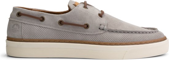 Travelin' Shipton Suede leren herenschoenen - Grijs leer - Maat 40