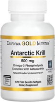 Visolie - Antarctic Krill - 500mg - 120 softgels Omega-3 - California Gold Nutrition - aanbieding