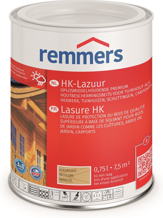 Remmers HK-Lazuur 0.75 liter Douglas