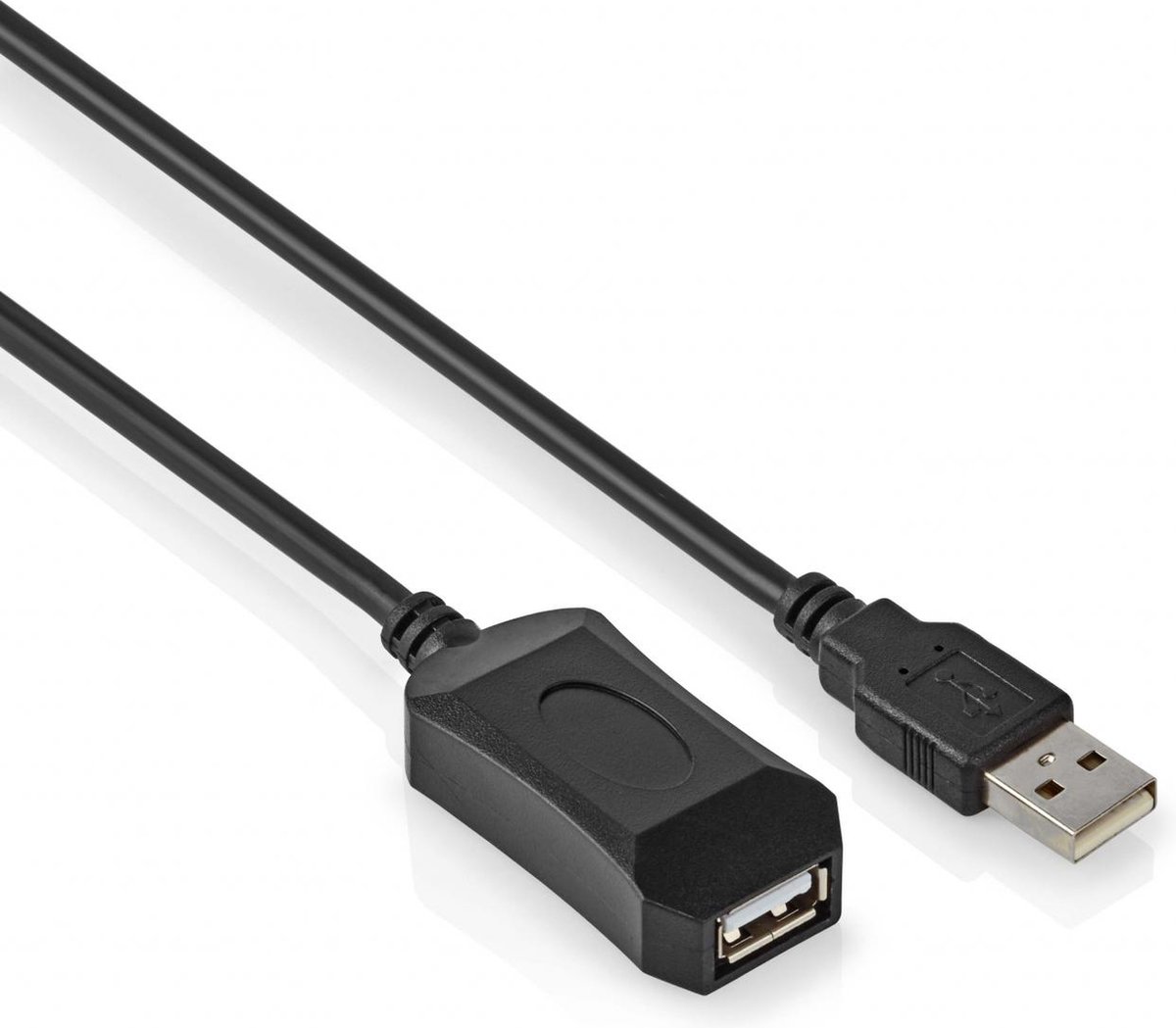 Actieve USB verlengkabel - USB A naar USB A - 2.0 - HighSpeed - 480 Mb ...