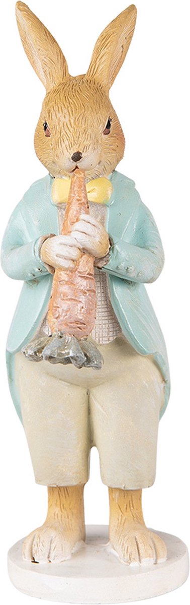Clayre & Eef Beeld Konijn 15 cm Bruin Polyresin
