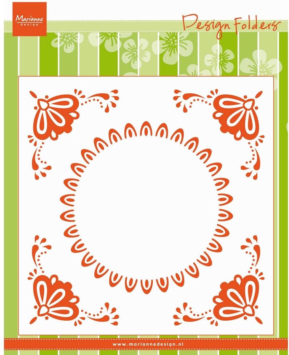 Marianne Design Embossing Folder - Dutch tile