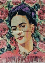 Frida Kahlo Sjaal-Omslagdoek - Geweldige Kleuren - Super zacht - Groot Formaat - 180cm x 70cm