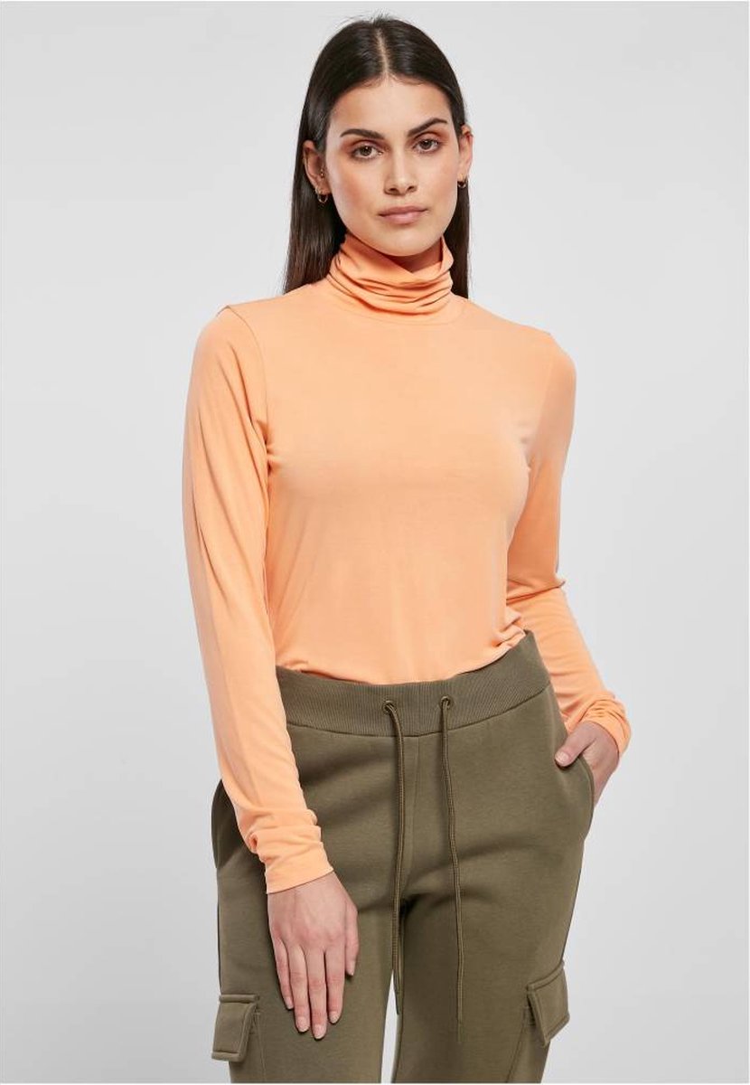 Urban Classics Modal Turtleneck Longsleeve top 4XL Oranje