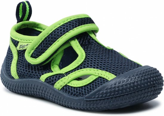 Playshoes - Waterschoenen voor kinderen - Marineblauw/Groen - maat 30-31EU