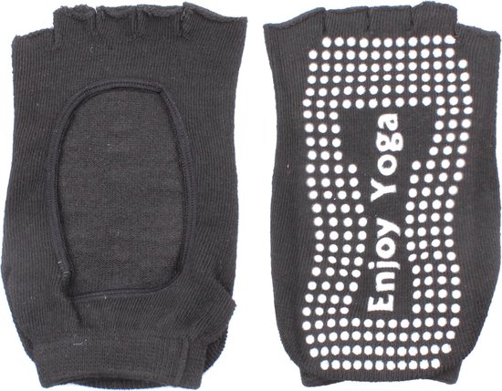 Merco - Grippy S2 Yoga Pilates teen sokken - Grip pads - Black van Merco — afbeelding 2