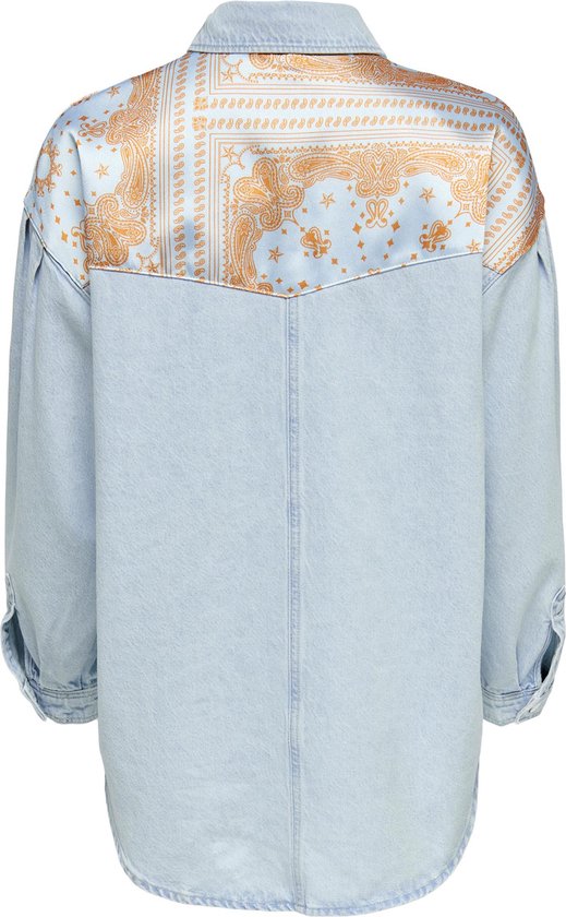 Bestseller / Damen-Bluse / ONLINDIGO LS FRILL DNM SHIRT QYT NO