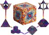 Afbeelding van het spelletje Magnetische Kubus | Magische kubus | 3D | Shashibo | Fidget toys | Stress kubus | Van vorm veranderen | 70 vormen maken
