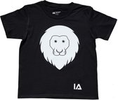 IA Interactief Glow T-Shirt voor Kinderen - Leeuw - Super Groene Gloed - Maat 152