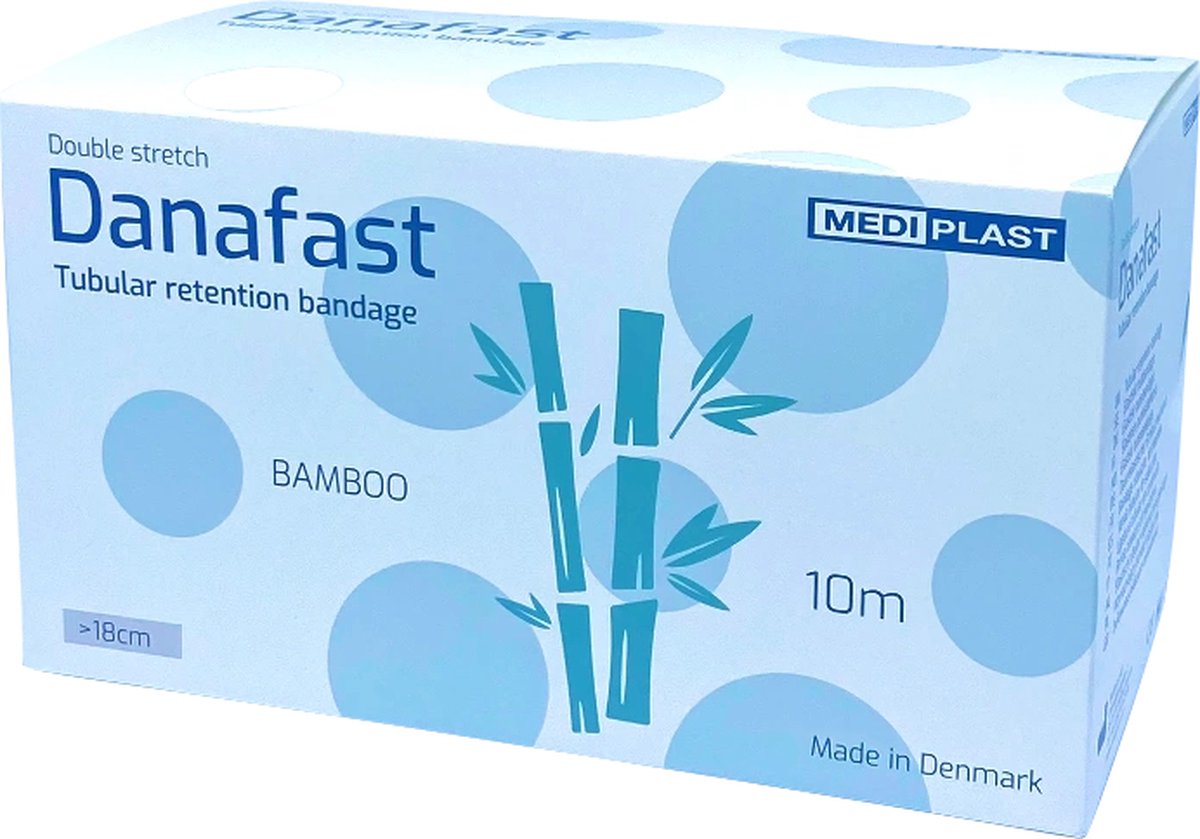 Goedkoopste Danafast Bamboe Buisverband Double stretch 18cm bovenlichaam