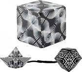 Magnetische Kubus | 3D | Shashibo | Fidget toys | Stress kubus | Van vorm veranderen | 70 vormen maken | Zwart - Wit