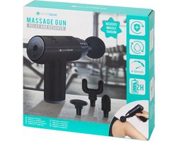 Silvergear - Massage Gun - 6 Standen - 4 Opzetstukken - Spiermassage - Ontspan en herstel