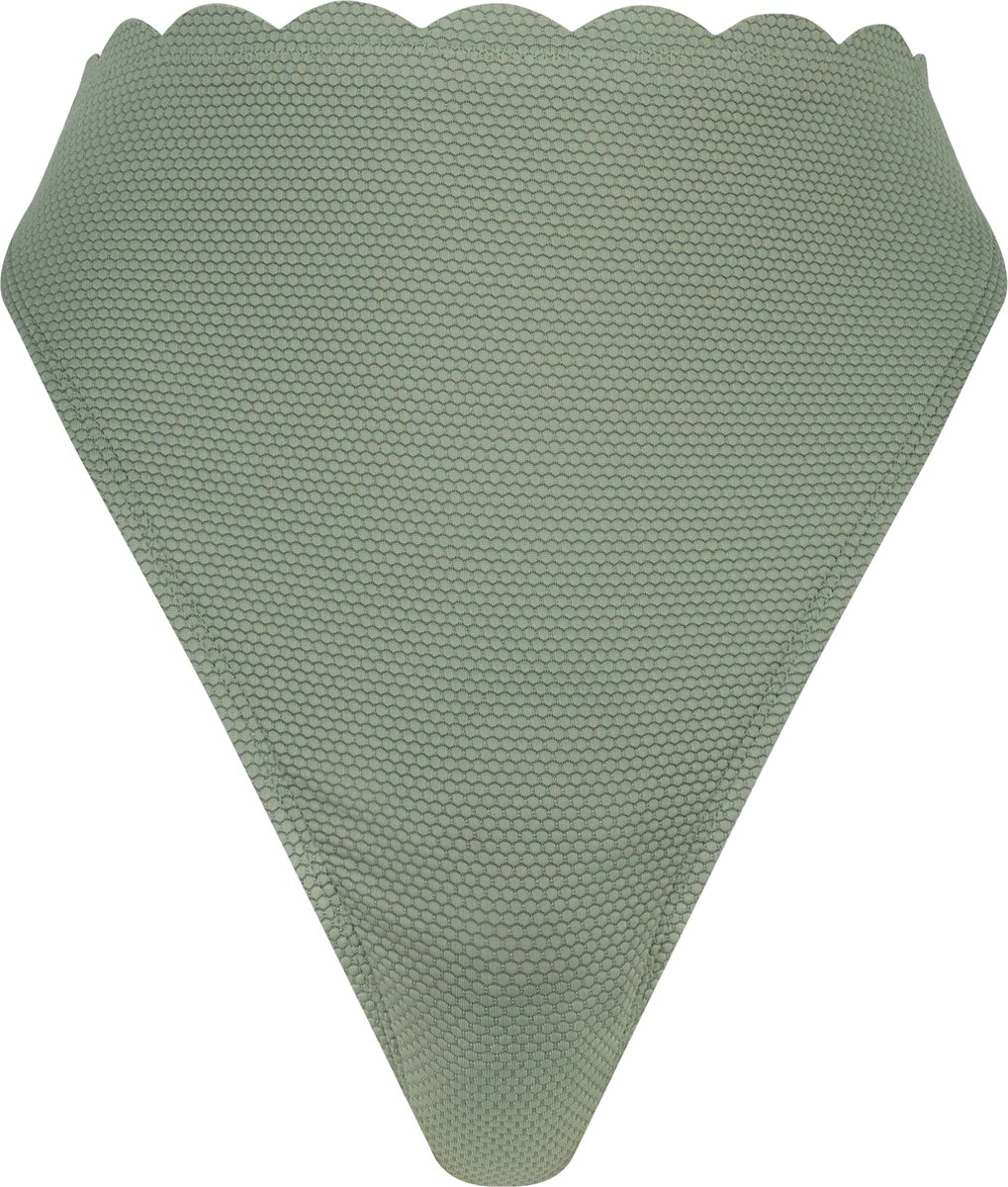 Hunkemöller Dames Badmode Rio Bikinibroekje Scallop - Groen