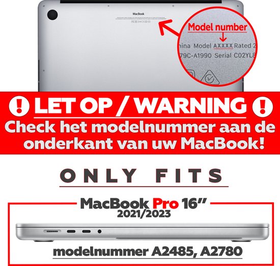 Lunso - housse de protection - MacBook Pro 16 pouces (2021) - Sable Blue Clair