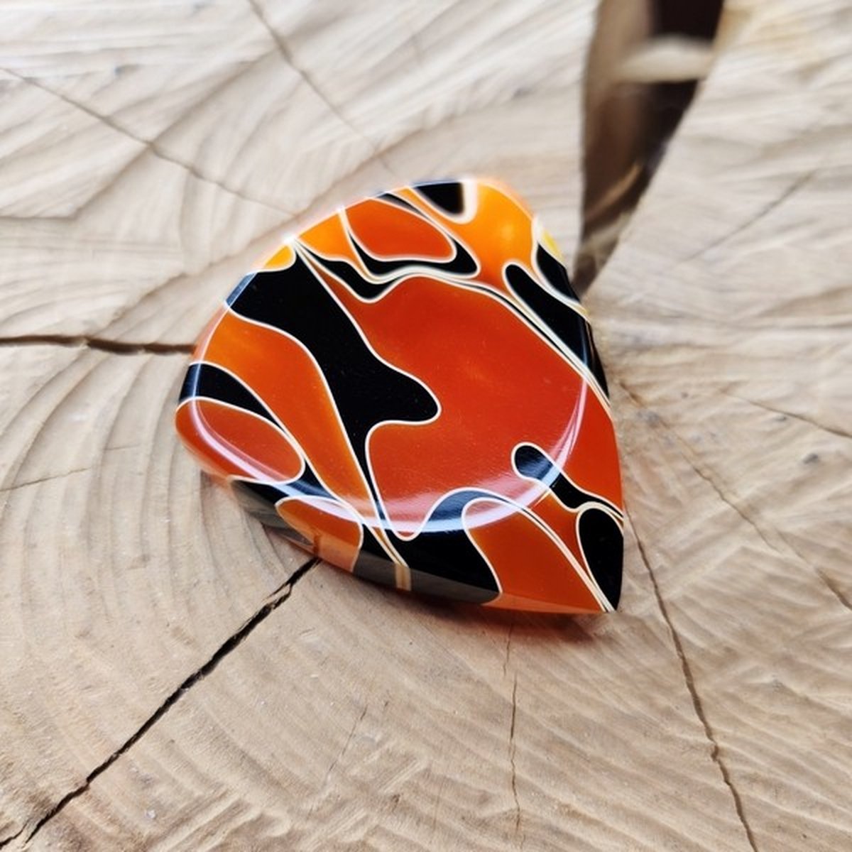 Riki Acryswirl Jazz plectrum 9.00 mm