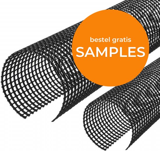 Foto: Gootdrain samples 3 varianten m l en xl 20 cm bladvanger dakgootbeschermer