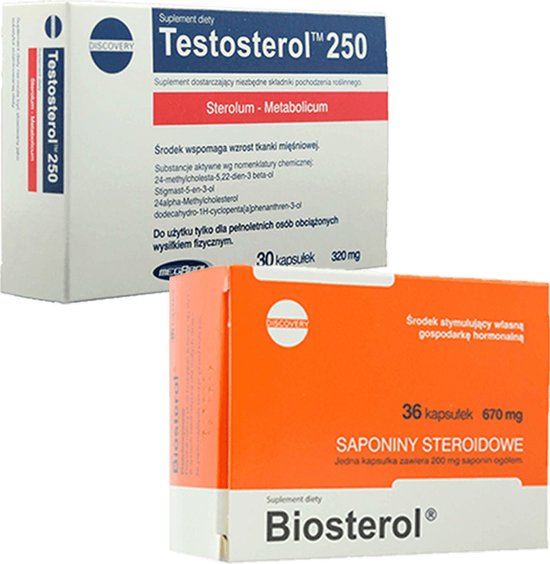 Testosterol 30 Capsules + Biosterol 30 Capsules - Megabol | bol.com