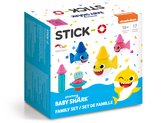Stick-O Baby Shark Family set - 17 onderdelen- magnetisch speelgoed- speelgoed 1 jaar- peuter speelgoed jongens en meisjes- baby speelgoed- speelgoed jongens 2 jaar
