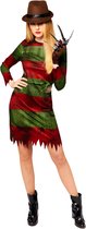 Déguisement Halloween Freddy Krueger Femme Officiel - Taille M/L