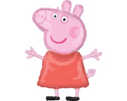 Amscan - Peppa Pig - Folie ballon - Helium ballon - Super Shape - 63 X 81 Cm - Leeg - 1 Stuks