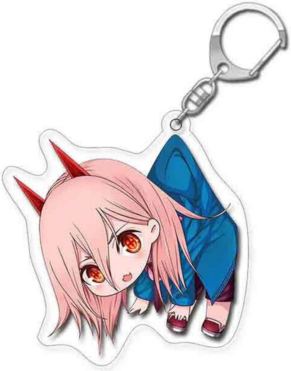 Chainsaw Man - Power - Blood Devil - Hanging - Sleutelhanger/Keychain - Anime Merchandise - Figure - Manga