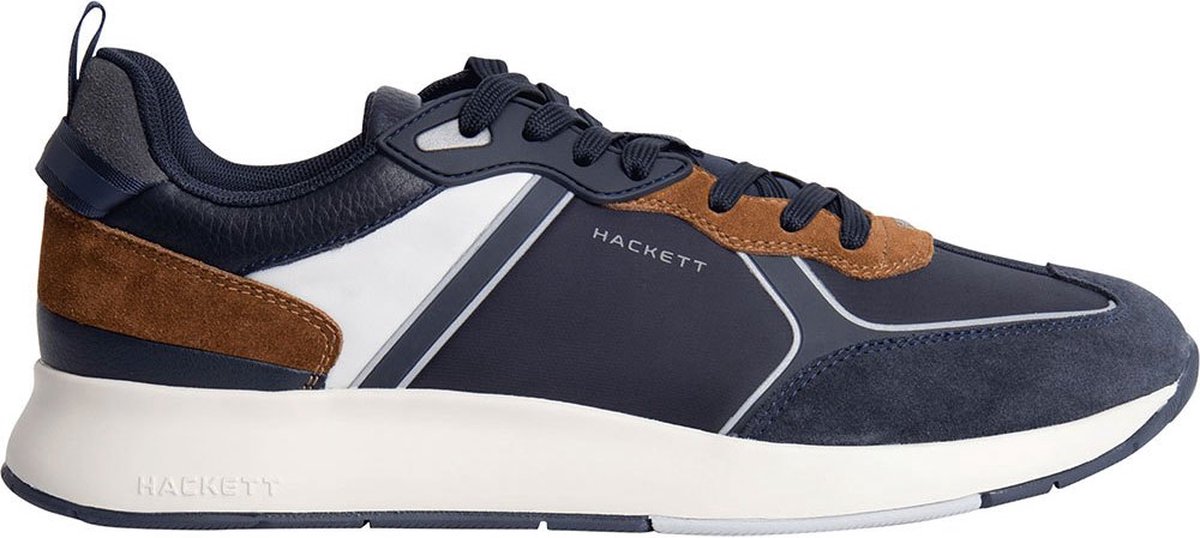 HACKETT H-Runner Tech Sneakers - Marine - Heren - EU 43