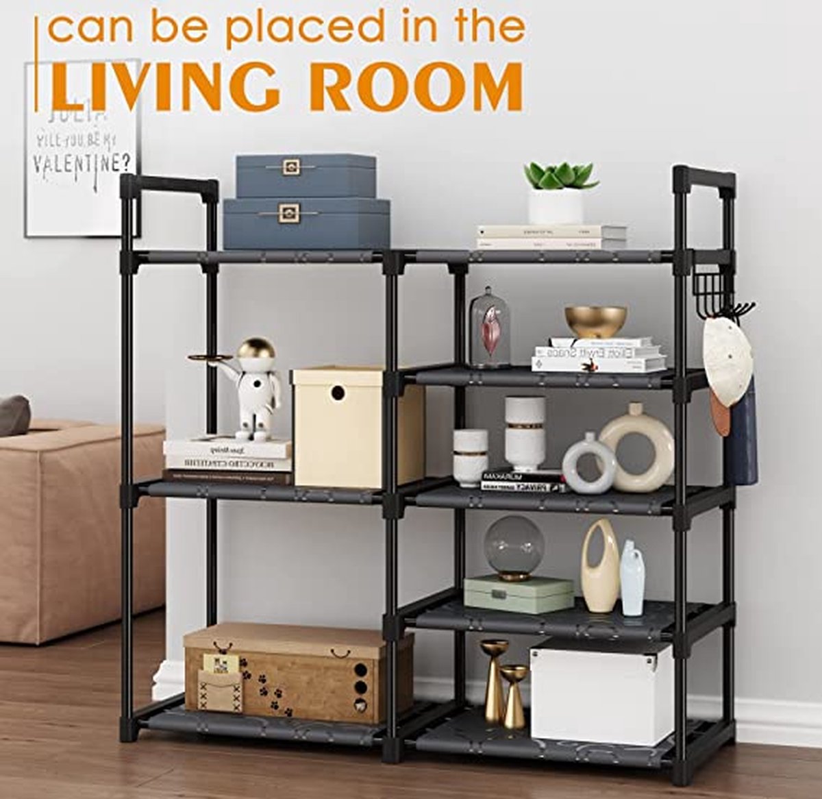 Shoe Rack Plastic / schoenenrek \ Office Shelf Open Shelves - Bookcase ...