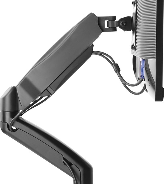 DELTACO ARM-1402 | Tv-beugel - 2 Schermen - 17-32 Inch - Zwart Monitormarm