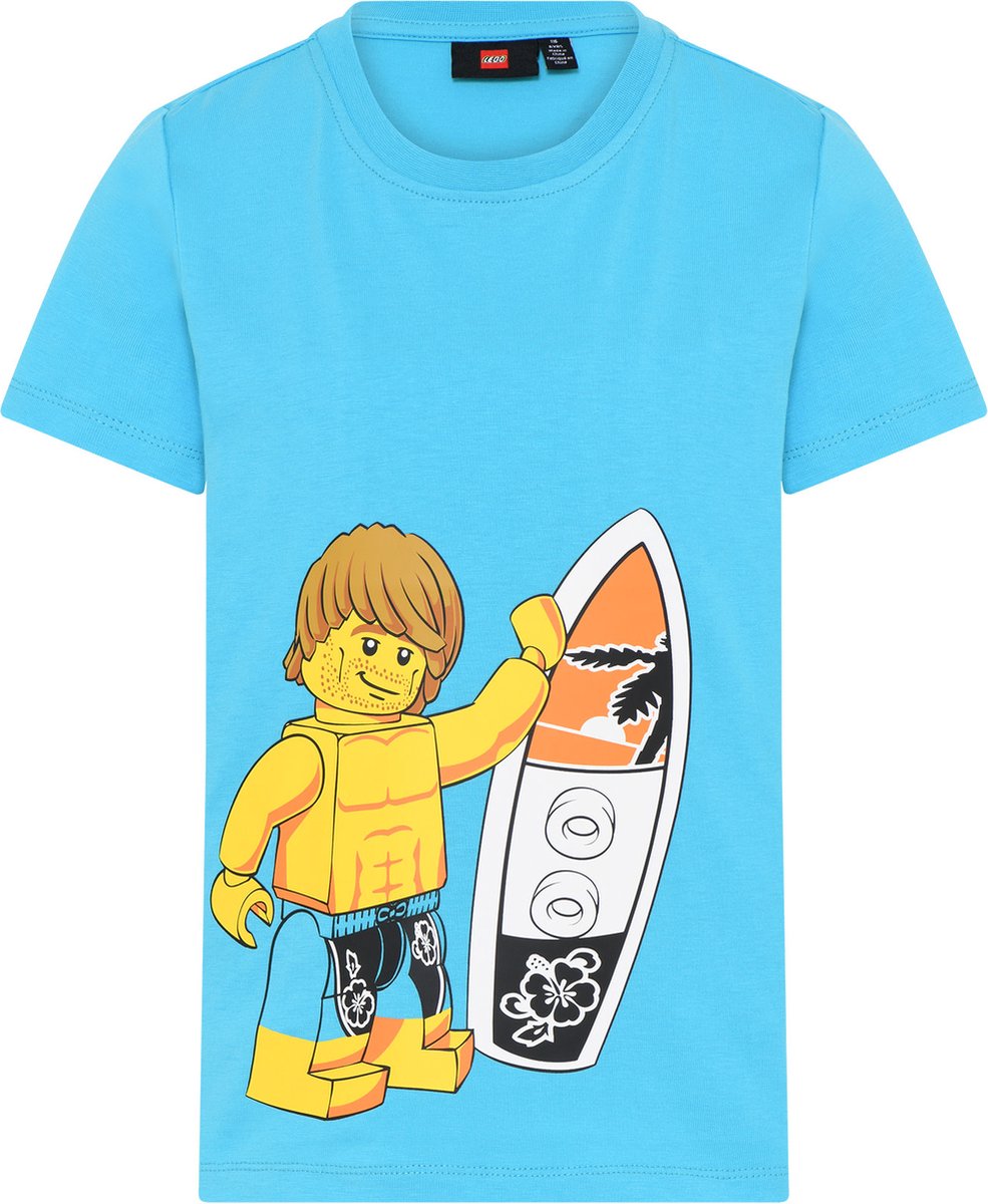 Lego Jongens Blauwe Surf Tshirt Lwtaylor 311 - 134