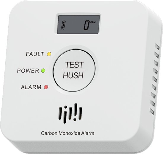 DVM-CDA30: Koolmonoxidemelder, verwisselbare batterij
