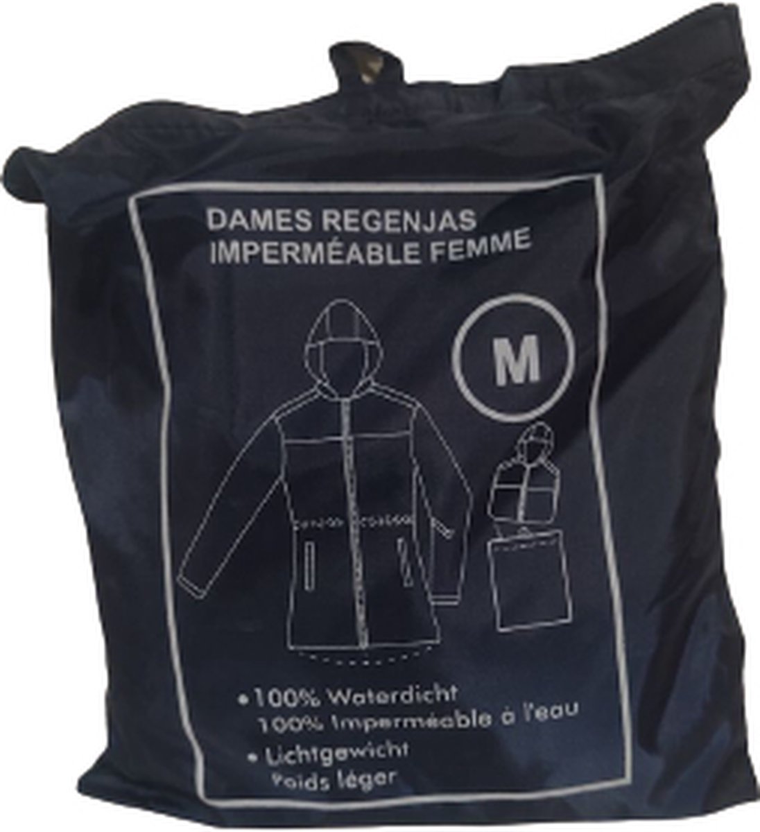 Regenjas - Dames - Zwart - Waterbestendig main image 1
