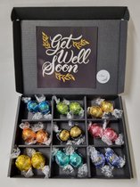 Chocolade Ballen Proeverij Pakket | Chocolade pakket met 9 verschillende chocolade smaken kwaliteits chocolade met Mystery Card 'Get well soon' (met persoonlijke videoboodschap) | Cadeaupakket | Feestdagen box | Chocolade cadeau | Valentijnsdag